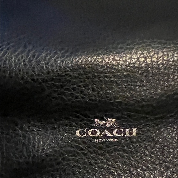 Coach | Bags | Coach Midnight Black Textured Leather | Poshmark